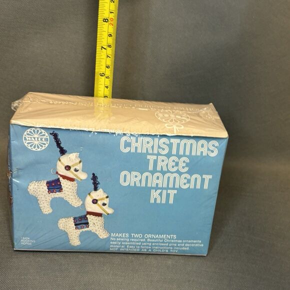 Vinatge Walco Ornament Kit #1342 Christmas Rocking Horse NIB 1972 Retro Crafting - Picture 10 of 10